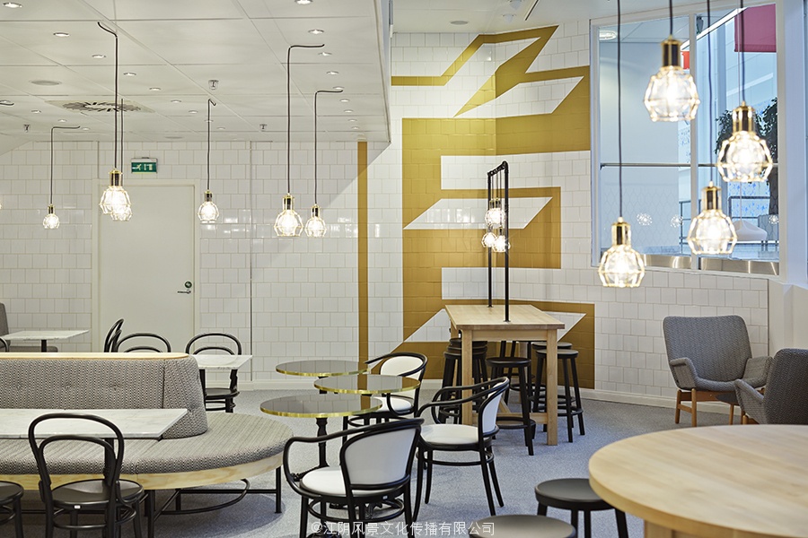 Interior for Helsinki-based Fazer Cafe designed by Kokoro & Moi and Koko 3