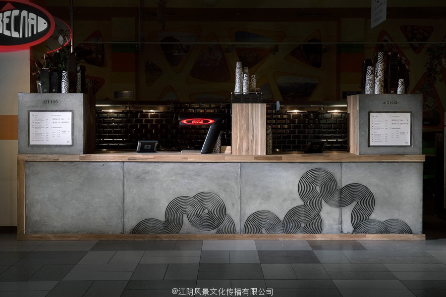 Retail environment designed by Fork for fast food chain Mary Wong